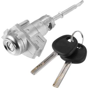 X AUTOHAUX 1 Set Front Door Lock Cylinder Set Kit with 2 Keys for Hyundai Sonata 2015-2019 1.6L 2.0L 2.4L Left Driver Side Door Lock Set Tumbler with Key 81970-C1A00 LH Metal