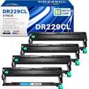 DR229CL Drum Unit for Brother DR-229CL DR229 Work for Brother MFC-L3780CDW MFC-L3720CDW MFC-L8395CDW HL-L3280CDW HL-L3220CDW HL-L3295CDW HL-L3300CDW Wireless Compact Digital Color Printer(4 Packs)
