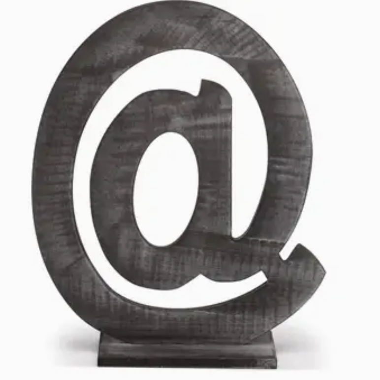 Wholesale Decorative Tabletop " @ " Sign