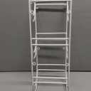 NearMoon Towel Rack Wall Mounted- All Metal Bathroom 2 Towel Rack Holders+ Hand Towel Storage Basket, Rustproof 3 Level Wine Rack Organizer for Hand Towels, Washcloths, 2+1 Pack (White)