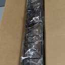 Under Desk Cable Management Tray - 16 No Screw Ready to Install - Hanging Basket Box for Wire Management - Sturdy Desk Cable Tray Organizer fits Two Power Cords - Ideal for Home & Office - 11pc Set