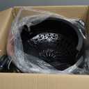 TASALON Ionic Hooded Hair Dryer - 1875W Bonnet Dryer with 3 Temperature Settings - Portable Standing Dryer for Home and Salon (Black)
