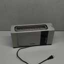 Mueller UltraToast Full Stainless Steel Toaster 2 Slice, Long Extra-Wide Slots with Removable Tray, Cancel/Defrost/Reheat Functions, 6 Browning Levels with LED Display, Housewarming Gifts New Home