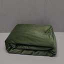 MIULEE Velvet Curtains 2 Panels Luxury Blackout Curtains for Bedroom Living Room Thermal Insulated Super Soft Window Drapes Rod Pocket & Back Tab, Olive Green, W52 x L72 inches