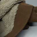 Levi's Men's Leather Sherpa Aviator Bomber Jacket, Cognac Faux Suede, X-Large