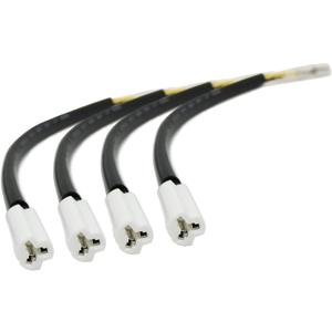 4Pcs 22.5cm/8.86in Motorcycle Light Line Compatible With YAMAHA YZF 600 XP500 R1 R6 Turn Signals Connector Semaphore Adapter Blinker Indicators Wire Plug 