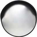 Security Traffic Mirror, Unbreakable Blind Spot Mirror with Adjustable Wall Fixing Bracket, 180° Curved for Mall, Warehouse, Outdoor Indoor Use(Outdoor,50cm)