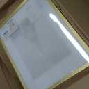 upsimples 16x20 Picture Frame, Display Pictures 11x14 with Mat or 16 x 20 Without, Wall Hanging Poster Frame, Gold, 1 Pack