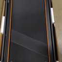 HiFast Walking Pad Treadmill, 3 in 1 Foldable Under Desk Treadmills for Home Office, Small Walking Pad with Incline Handle Bar, 300lbs Capacity 2.5HP Portable Running Machine with APP Remote Control (Orange)