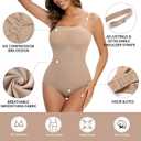 Strapless Shapewear Bodysuit for Women Tummy Control Strapless Bodysuit Triangle Seamless Body Shape Tops Going out M