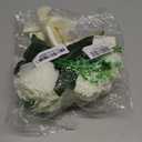 Artificial Bridal Bouquet - Silk Flower Simulation Rose Bouquet for Bride Holding Flowers for Wedding (Milky White)