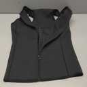 TAILONG Men Compression Shirt for Body Slimming Tank Top Shaper Tight Undershirt Tummy Control Girdle (XX-Large, Black)