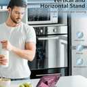 FNTCASE for iPhone 15-Pro-Max Case: Military Grade Drop Protection Rugged Shockproof Protective Cell Phone Cover with Kickstand & Camera Cover | Textured Tough Cases for 15 Pro Max 6.7'' - Hot Pink