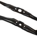 fascinatte 72531-VH7-000 & 72511-VH7-000 Lawn Mower Blade Set for Honda HRR216 HRR2169VYA HRR216VKA HRR216k10VKAA HRR216k9VKAA HRN216 HRX217 21" Walk-Behind Mower with GCV160 Engines Replace