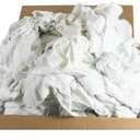 Recycled White Cotton Thick Absorbent Rags
