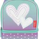 THERMOS Non- Licensed Dual Lunch Kit, Purple Hearts (One Size)