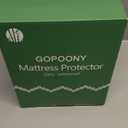 Premium Waterproof Mattress Protector King Size, Breathable Bed Cover 3D Air Fabric Cooling Mattress Pad Cover Smooth Soft Noiseless Washable, 8''-21'' Deep Pocket (White)