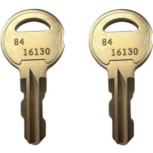 KeyPower (2) 84-16130, 84 16130 Keys for DKS Doorking Lock 4001-048