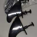 Soft Top Surfboard Fin Set of 3 Surfing Fin