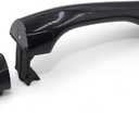 Exterior Door Handle Black Front with Finish Cap Fits Kia Optima 2011 2015 (Front Passenger Side)