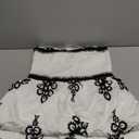 PRETTYGARDEN Summer Dress for Women 2025 Floral Sundress Spaghetti Strap Flowy Beach Vacation Boho Maxi Dresses (Large, White Black Floral)