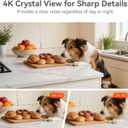 4K UHD Indoor Camera, 64G Built-in Storage No Subscription,Pet Camera Indoor with Phone App,Work as Baby Monitor/Cat/Dog Camera,360°Pan&Tilt,Two-Way Talk,Privacy Mode,AI Tracking/Detection