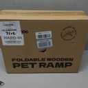 2026 Upgraded Dog Ramp for Couch, Foldable Small Dog Ramp for Sofa, 4 Adjustable Height from 13'' to 21", Portable Stable Pet Steps with Non-Slip Pad, Pet Ramps Use for Sofa Couch Stairs