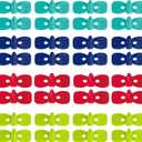 Replacement Track Set Builder Pieces, Compatible with Car/Train Tracks, 32-Piece Straight Track Set