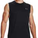 Under Armour Men's Velocity Muscle Tank Top, Black Large
