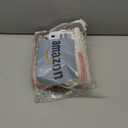 Piper Classics Market Place Red Grain Sack Stripe Shower Curtain, 72" x 72", w/Ticking Stripe Accent and Button Details, Farmhouse Style Bathroom