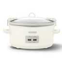 Crock-Pot - Crockpot 7 qt. Programmable Slow Cooker with Locking Lid and Little Dipper - Mushroom