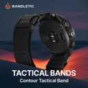 Bandletic Magnetic Bands Compatible with Garmin Instinct 3 50mm Watch Band, 26mm Quick Fit Strap for Fenix 8 51mm/7X 6X Pro/5X Plus/3/3 HR/Instinct 2X/Enduro/Quatix Tactix 8 51mm/Epix Pro (Gen 2) 51mm