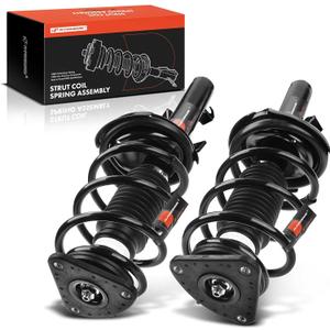 A-Premium Front Complete Struts Compatible with Mazda 3 2004-2013 - 2x Replacement Suspension Shock Absorber with Coil Spring Assembly