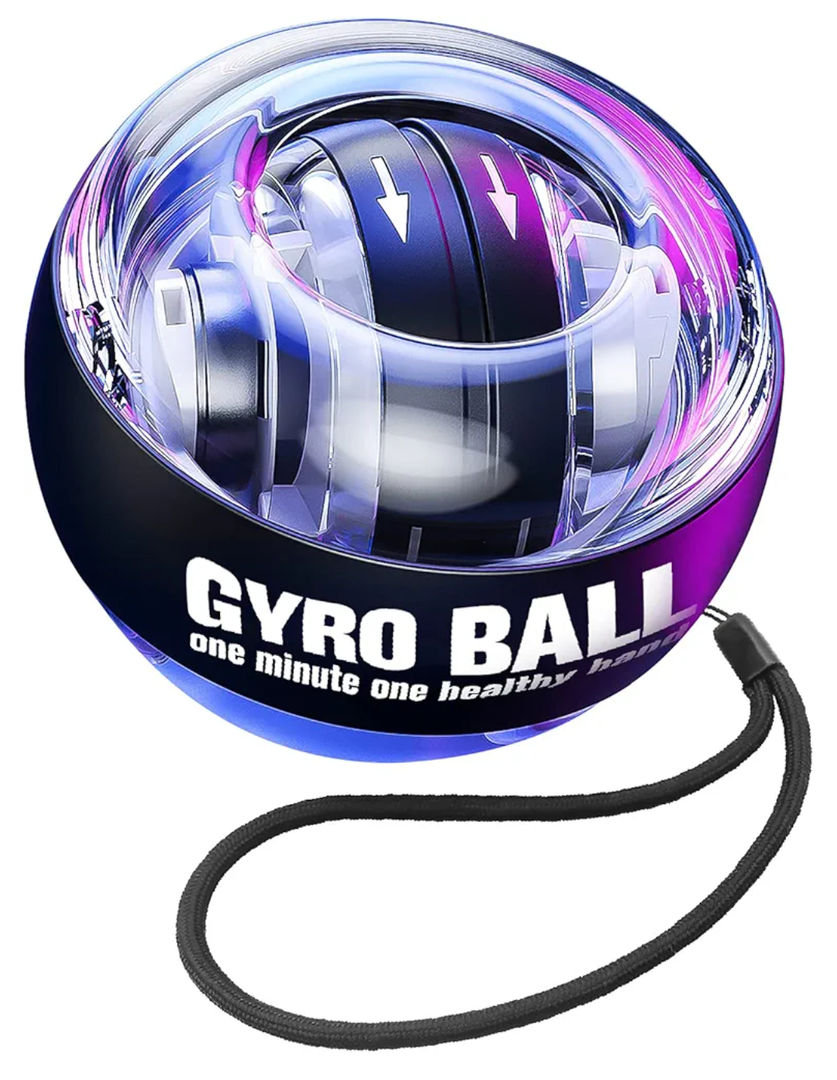 Wrist Trainer Ball Auto-Start Gyroscopic Forearm Exerciser Gyro Ball for Strengthen Arms, Fingers, Bones and Muscles