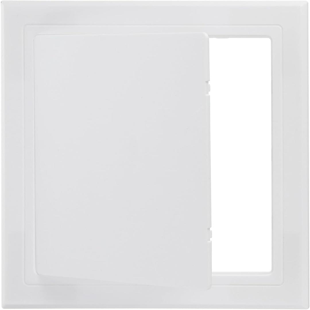 PATIKIL 6x6 inch(150x150mm) Self-Adhesive Access Panel, ABS Plumbing Access Doors Easy Wall Hole Cover for Drywall Plumbing Electrical Cables Wiring, White