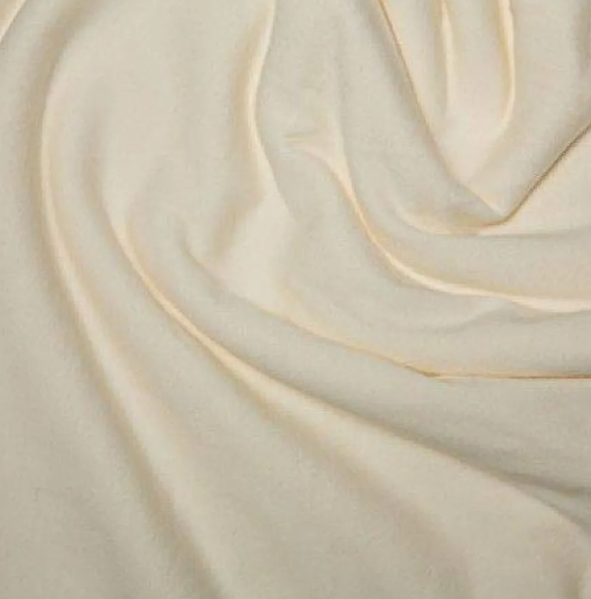 Scuba Crepe Stretch Jersey Knit Dress Fabric 58" Wide- Cream