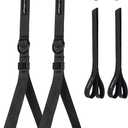 Cable Machine Handles with Finger Straps for gripping Forearm Strength Training, Workout Handles Cable attachments for Gym, Resistance Bands Handles.