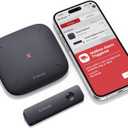 X-Sense Smart Mailbox Alarm, Wireless Long Range Mailbox Alert, Mailbox Sensor with SBS50 Base Station for Delivered Mail, SMA11