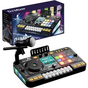 DJ Mixer for Kids Age 3+, DJ Set with Turntable Controller, DJ Table for Toddler, Interactive Musical Equipment Toy for 3 4 5 Years Old Boys Girls