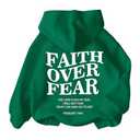 RoseSeek Boy's Hoodies Long Sleeve Letter Graphic Hoodies Sweatshirts Pullover Cute Clothes Streetwear Green and White 14Y