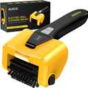 Grill Brush - 4000mAh Electric Grill Brush for Outdoor Grill with Dual-Speed Motor, No Bristle Shedding BBQ Brush Cleaner, Dishwasher-Safe, 90 Mins Working Time with LED Light, As a Ideal Gift