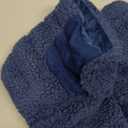 REVIX Microwavable Booties for Cold Feet Moist Heat Therapy, Heated Slippers Women & Men for Soothing Cold Foot, Microwavable Foot Warmers, Non-Slip Sole & Adjustable Fit, Navy S