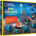 National Geographic Circuit Maker - Electronics Kit for Kids with 40 Electrical Circuit Projects, Electric STEM Toy