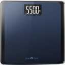 550lb Bathroom Digital Scale for Body Weight with Ultra-Wide Platform and Large LCD Display, Accurate High Precision Scale with Extra-High Capacity (Blue-black)