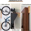 GWP02S Wood Grain Garage Wall Protector Car Door Protectors, Garage Accessories, Parking Stopper for Garage, Tool-Free, Designed in Germany (4-Pack Wood Grain)