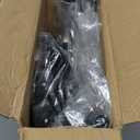 Delog Narrow Folding Walker for Seniors, 3 in 1 Folding Walker with 5 Front Wheels Width Adjustable Compact Standard Walker Support Up to 350lbs