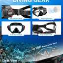 Aegend Snorkeling Gear for Adults Youth Kids, Snorkel Mask with Top Dry Valve - Panoramic View Anti-Leak and Anti-Fog with Mesh Bag for Snorkeling, Scuba Diving, Freediving & Swimming