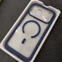 Miracase for iPhone 17 Pro Max Case 6.9" Full-Body Phone Case with Built-in Glass Screen Protector& Full Camera Protector,[Magnetic with MagSafe] Drop Proof 17 ProMax Cover, Blue