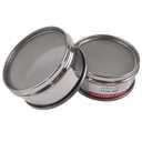 LABALPHA 300 Mesh Lab Sieves, Test Sieve #300 Mesh, 4'' Diameter, 304 Stainless Steel Wire Cloth (0.054mm)