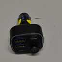 Syncwire Bluetooth 5.4 FM Transmitter Car Adapter 48W (PD 36W & 12W) [Light Switch] [HiFi Bass Sound] [Fast Charging] Wireless Radio Music Adapter LED Display Hands-Free Calling Support USB Drive (Black)